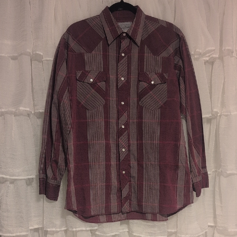 American Hero Authentic Shirts Large Pearl Snaps